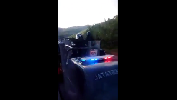 L'embuscade policière (capture d'écran) 