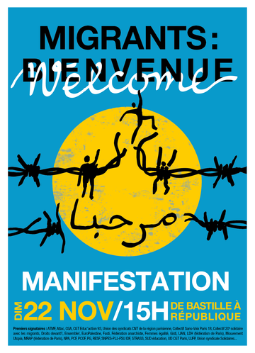 L'affiche de la mobilisation