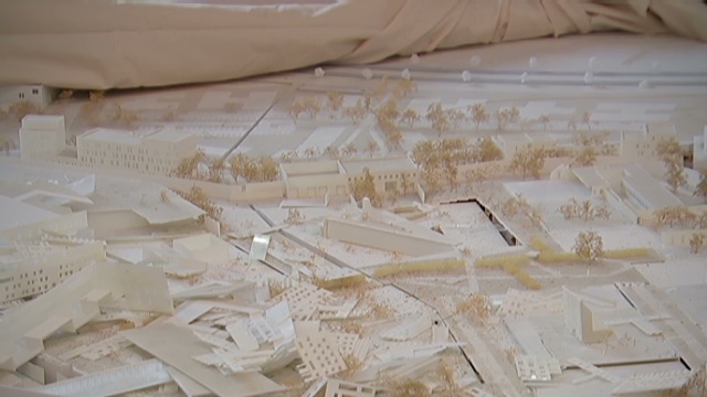 La maquette de la maxi-prison.