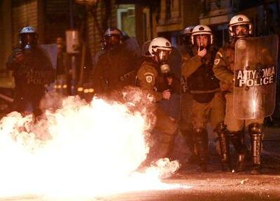 Affrontements à Athènes