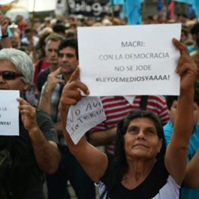Les manifestants de Buenos Aires