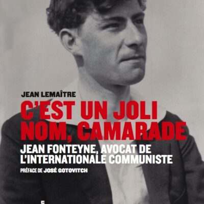Le livre de Jean Lemaître sur Jean Fonteyne