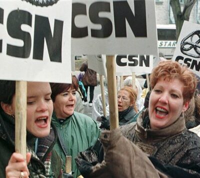 Manifestation de la CSN