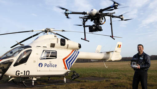 Le premier drone de la police fédérale (archive)
