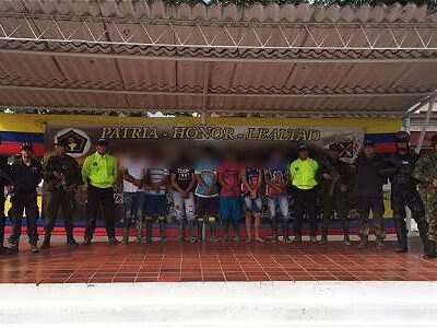 Les huit personnes arrêtées dans la mine