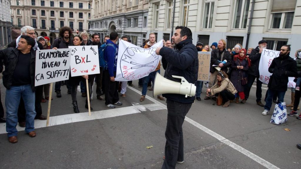 Le rassemblement à Bruxelles