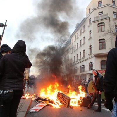Affrontements à Leipzig