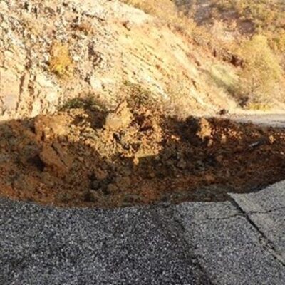 Le cratère de l'explosion de Mardin