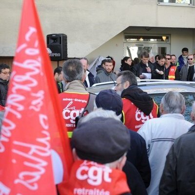 Hier mercredi, devant le conseil des prud'hommes, à La Rochelle.