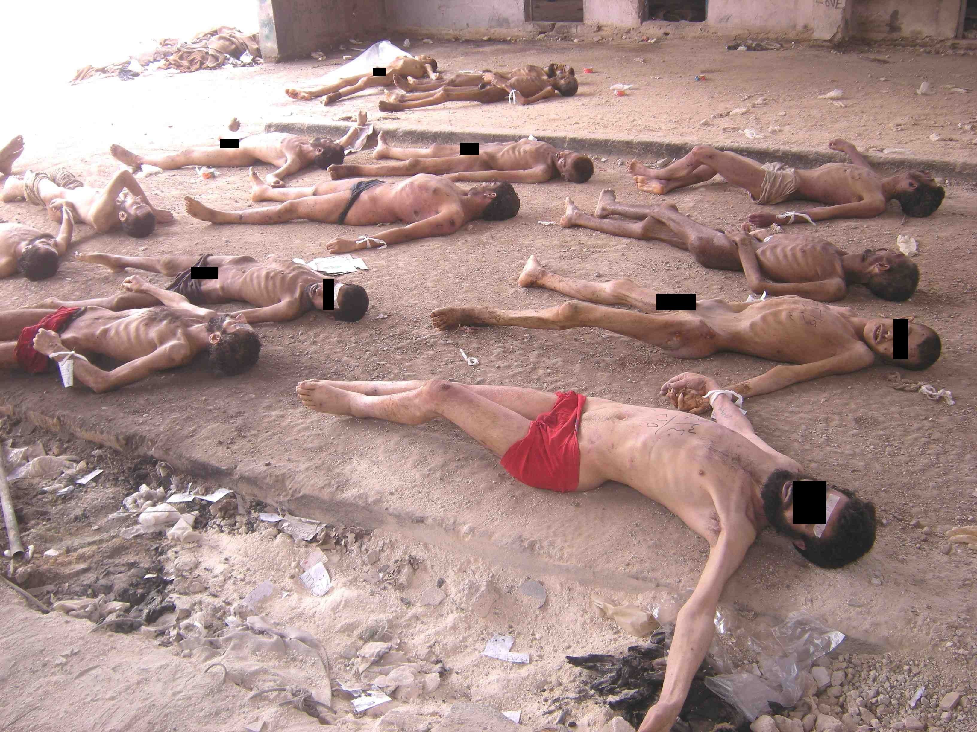 Dépouilles de prisonniers politiques syriens