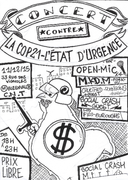 Concert antirep ce vendredi