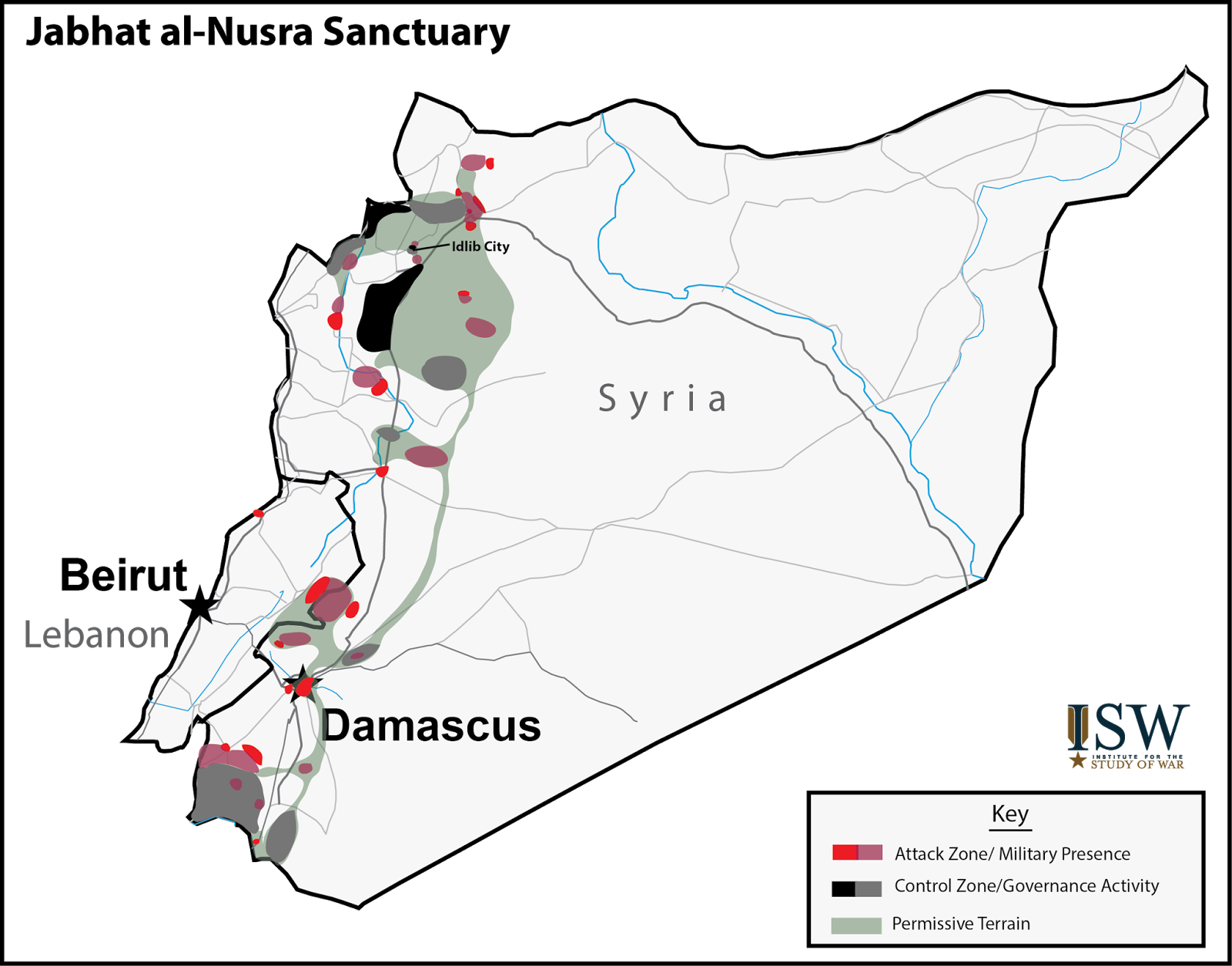 Déjà début 2015, Al Qaeda était omniprésent dans les zones rebelles.