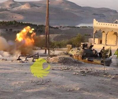 Un blindé kurde aux portes de