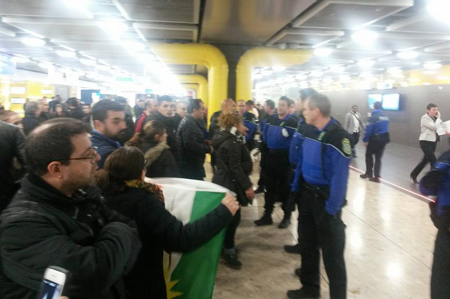 A l'aéroport de Genève ce mardi