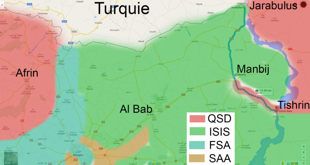 En gros, la situation sur place.
