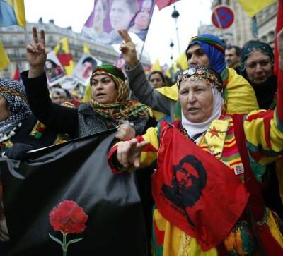 La manifestation kurde à Paris