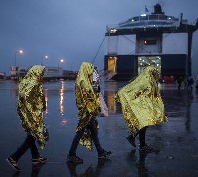 Migrants à Lesbos