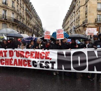 La manifestation à Paris