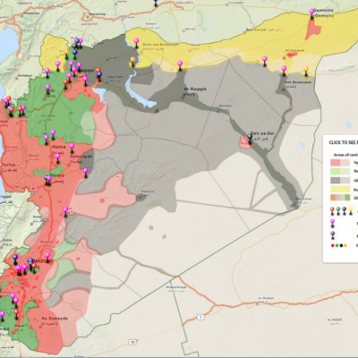Situation syrienne au 3 janvier 2016