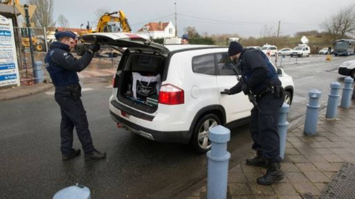 Contrôle à Adinkerke, mercredi