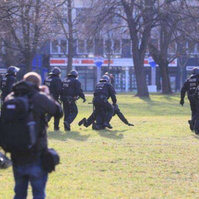 Une arrestation à Dresde