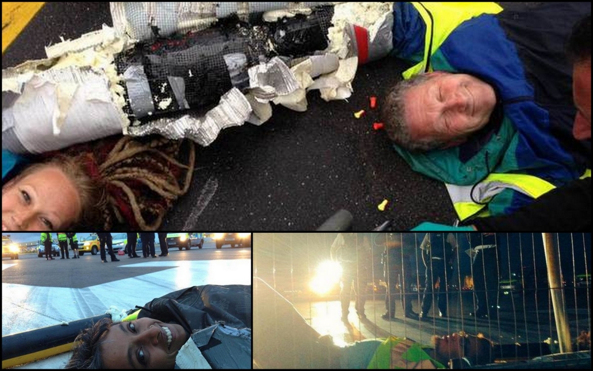 Le blocage de l'aéroport