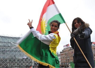 Joanna Palani lors d’une manifestation à Copenhague