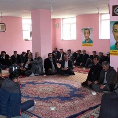 Veille d'hommmage à Abdülbaki Sömer, à Van (Nord-Kurdistan)