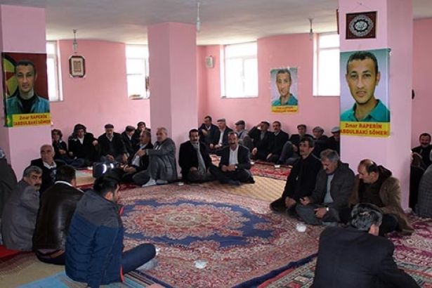 Veille d'hommmage à Abdülbaki Sömer, à Van (Nord-Kurdistan)
