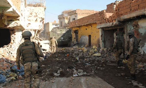 Le district de Sur après sa reconquête par les forces de sécurité