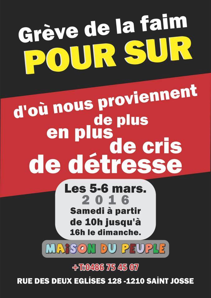 Grève solidaire avec Sur ce week-end à Bruxelles