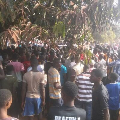 Manifestation à Assuéfry