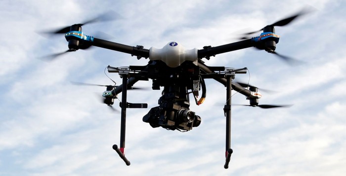 Un des drones de la police fédérale