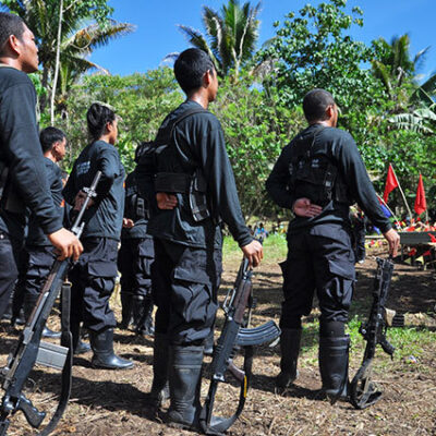 Combattants maoïstes à Mindanao