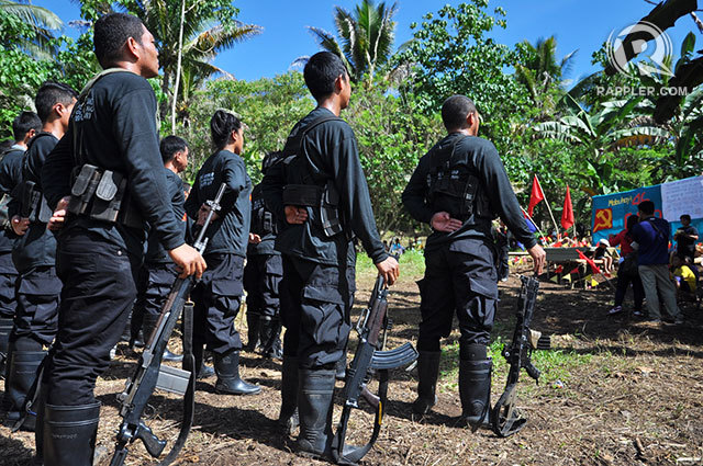 Combattants maoïstes à Mindanao