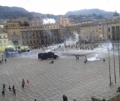 Plaza Bolivar, à Bogota