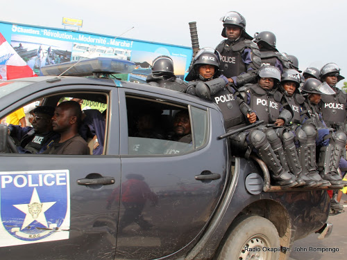 Membres de la PNC (Police Nationale Congolaise)