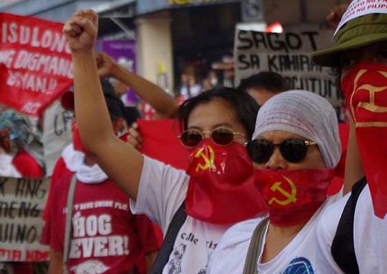 Manifestation de sympathisants de la guérilla