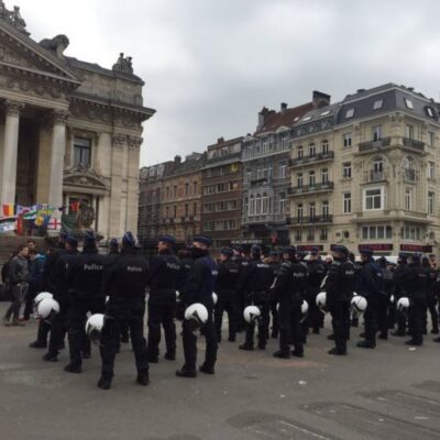 La police à la Bourse
