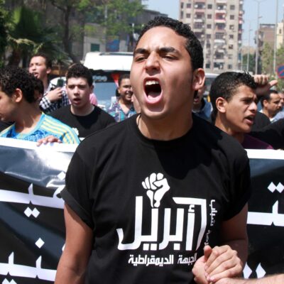 Manifestants du Mouvement du 6-Avril