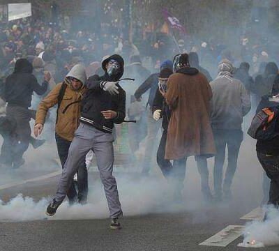 Les affrontements de Nantes