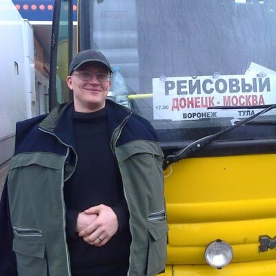 Andreï Sokolov après son passage de la frontière