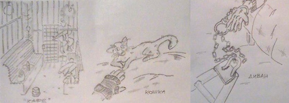 Dessins réalisés par Andreï dans la prison ukrainienne Dessins réalisés par Andreï dans la prison ukrainienne
