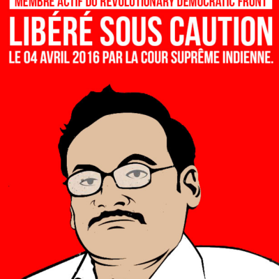 Affiche solidaire pour Saibaba