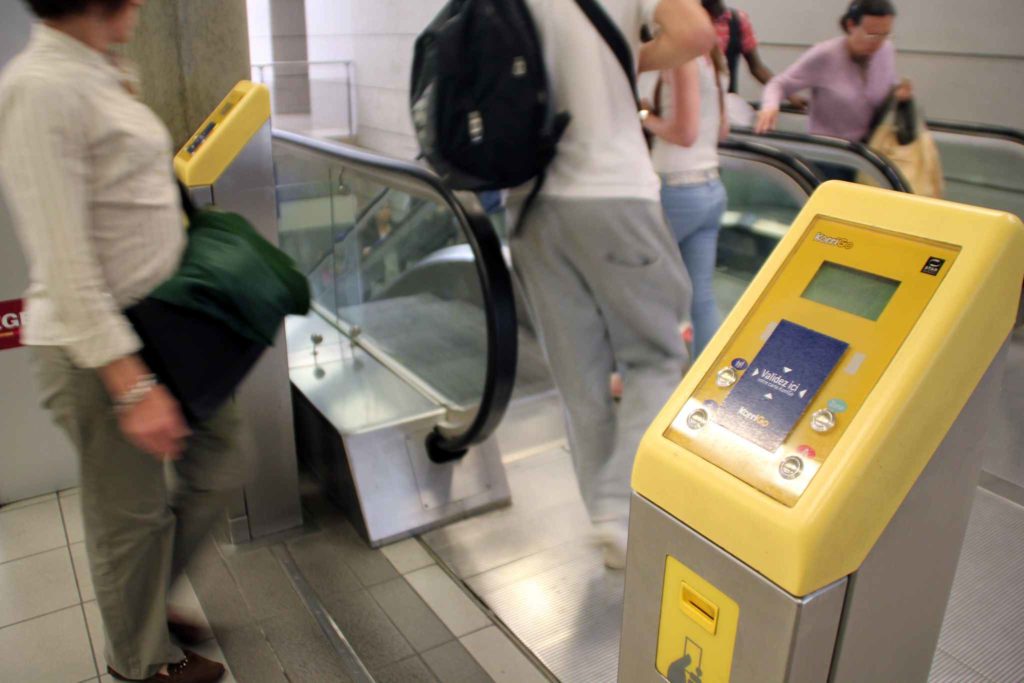 Une des bornes visées par le sabotage d'hier