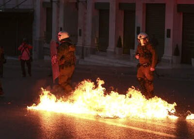 Affrontements ce dimanche soir à Athènes