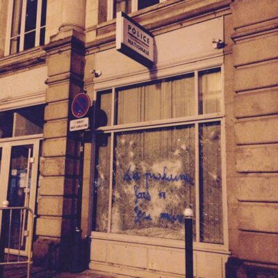 Le commissariat rue Penhoët à Rennes: