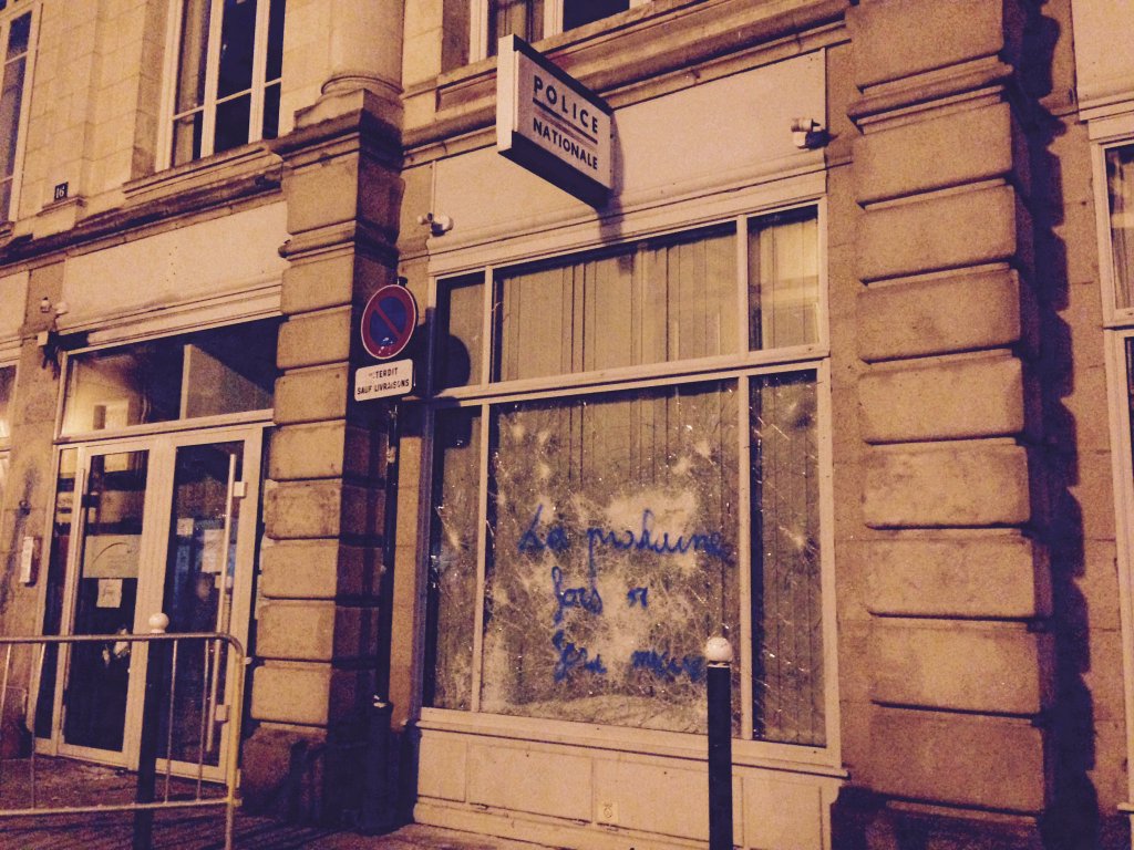 Le commissariat rue Penhoët à Rennes: Le commissariat rue Penhoët à Rennes: