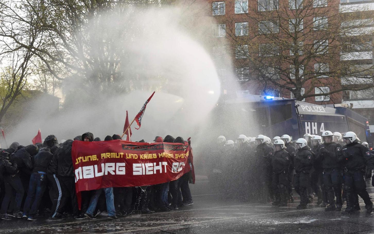 Arroseuse à Hambourg
