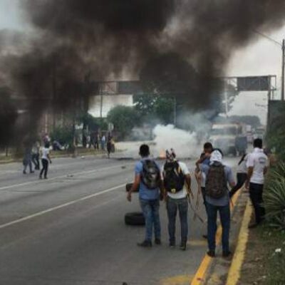 Affrontements à San Pedro Sula
